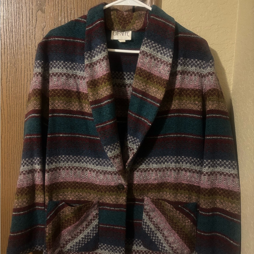 Colorful Striped Blazer by Chaps